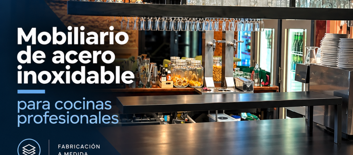 mobiliario acero inoxidable Canarias
